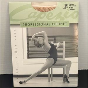 Capezio Professional Fishnets with backseam Small. NWT